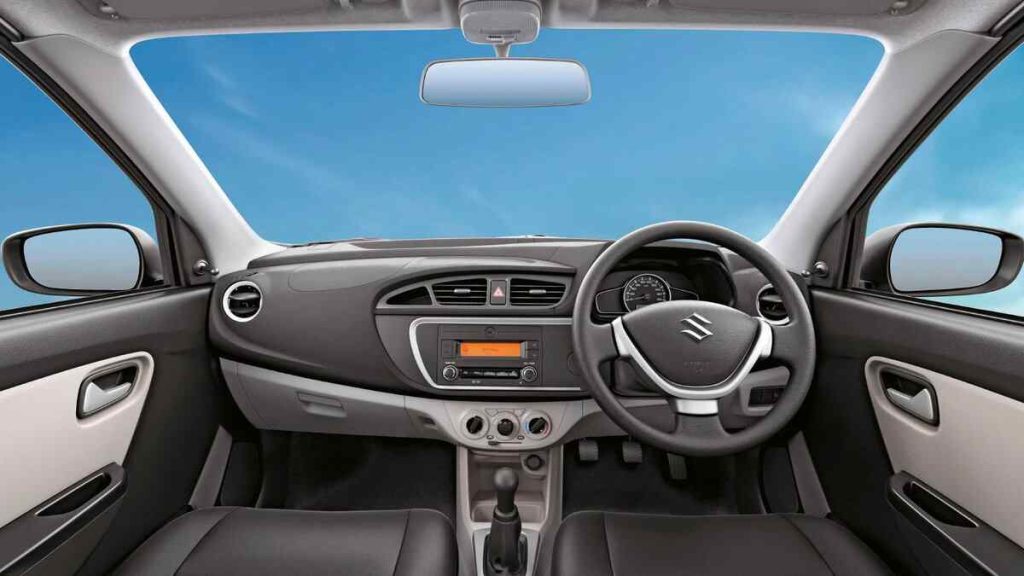 the interior of a car