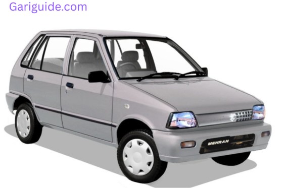 Image of a small Mehran car, relevant to its pricing in Pakistan.