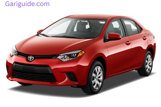 A red Toyota Corolla Altis Grande parked, showcasing its sleek design and modern features.