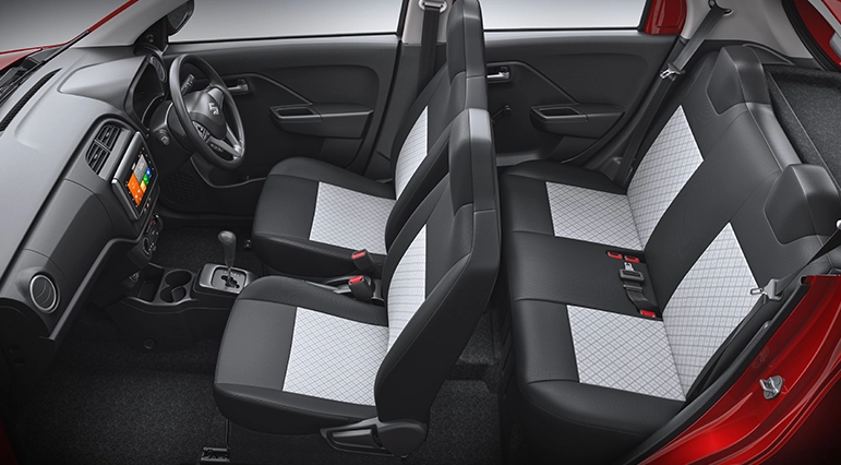 the inside of a car