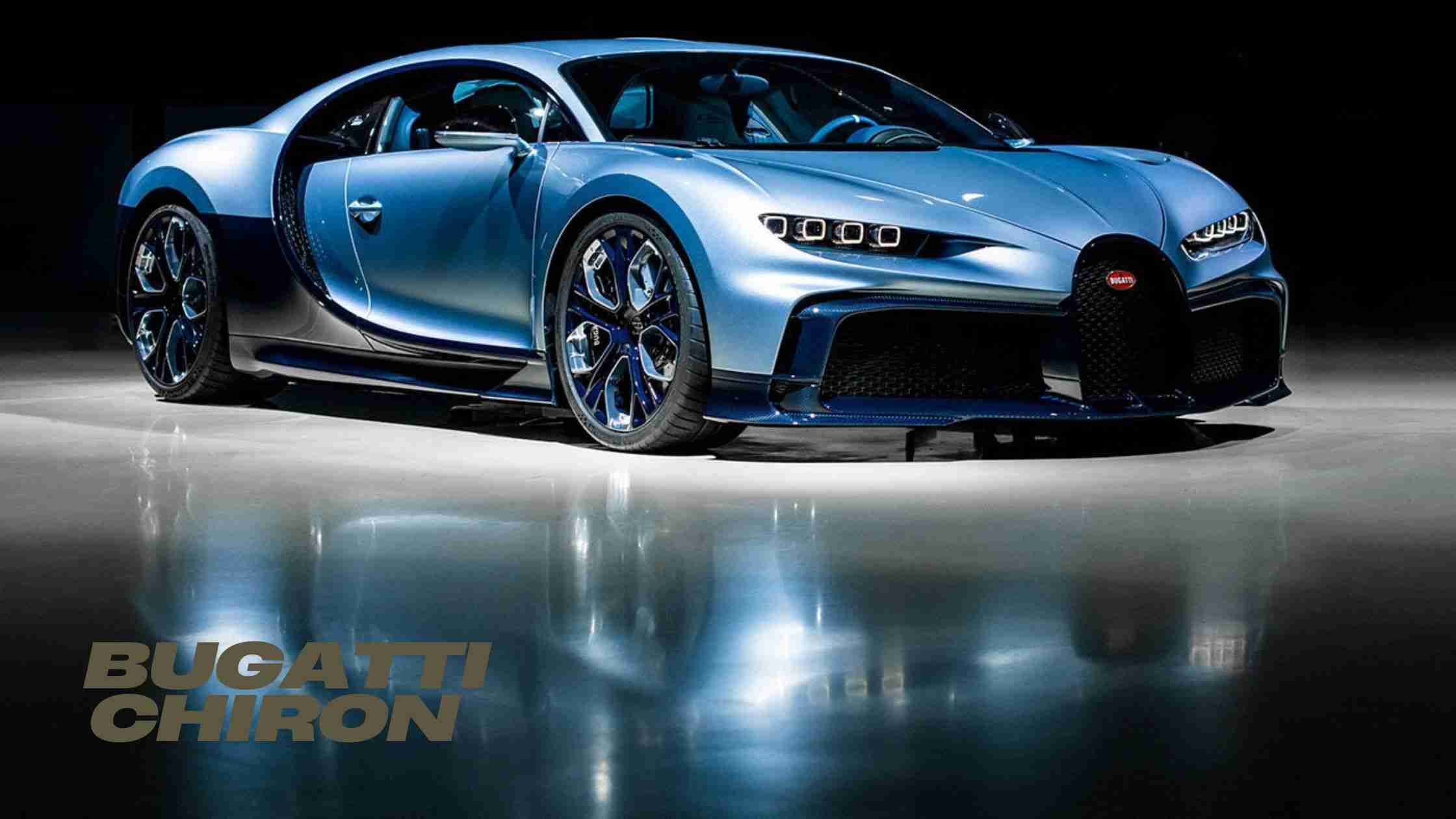 A Bugatti Chiron displayed prominently, showcasing its sleek design and luxury features, with a focus on Bugatti Chiron price in Pakistan.