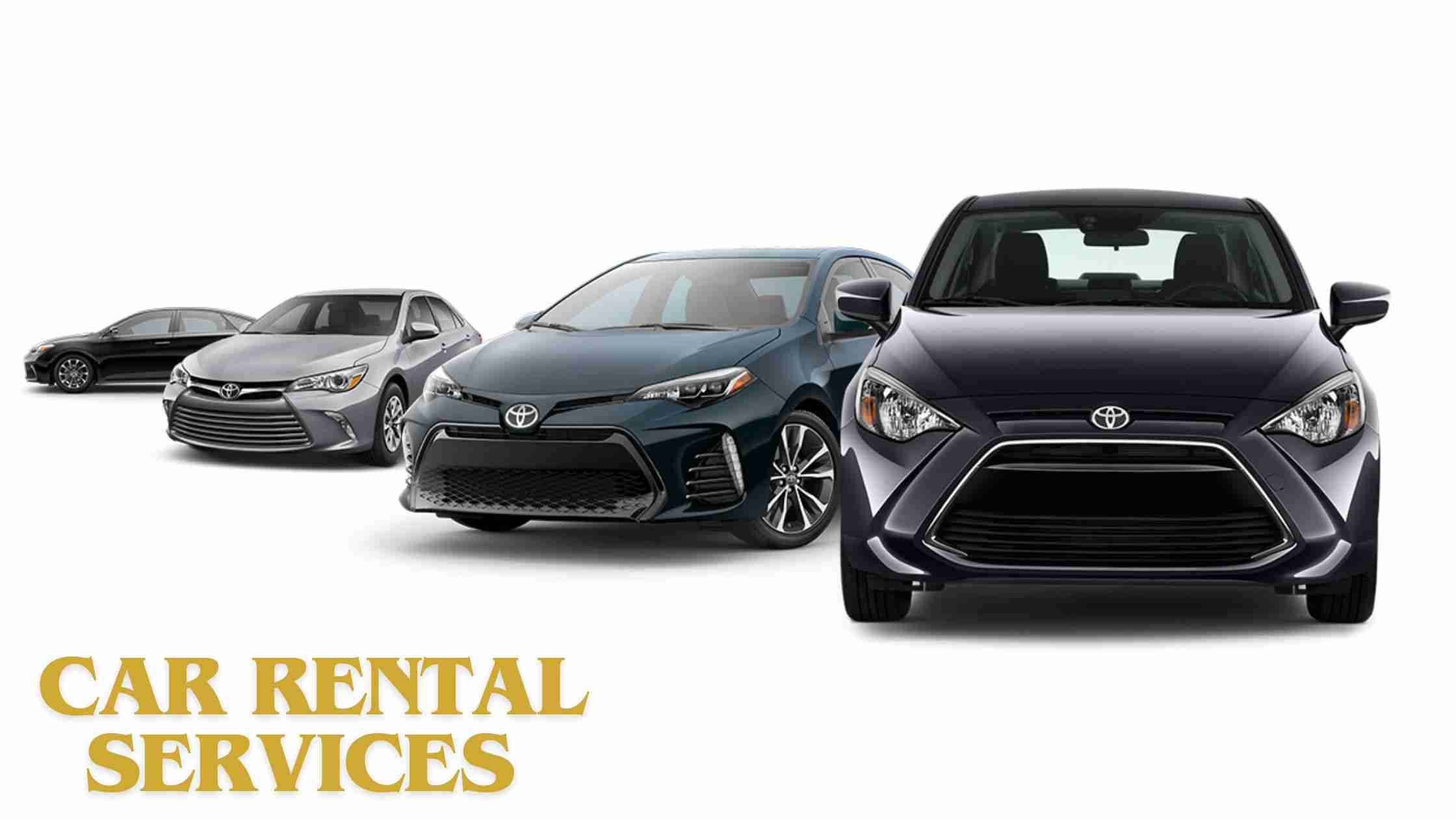 Car rental services in Pakistan, showcasing a variety of vehicles available for hire in a professional setting.