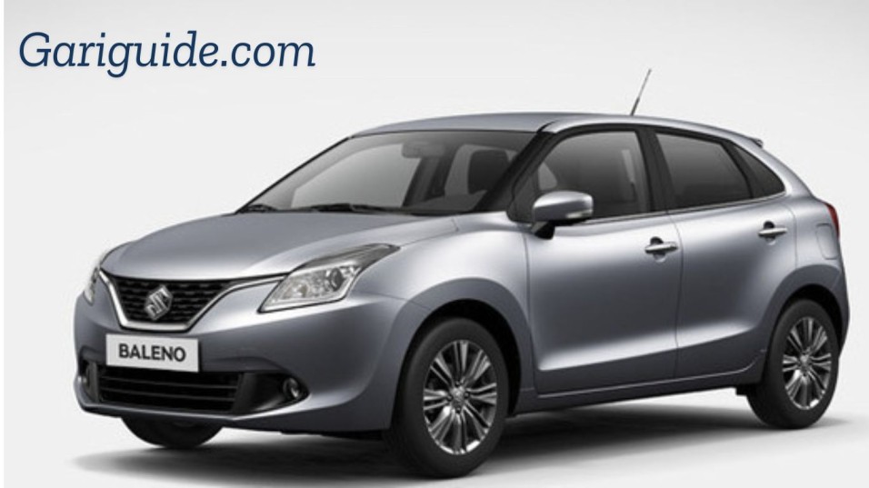 Image depicting the Baleno Car price in Pakistan along side showcasing It's features.