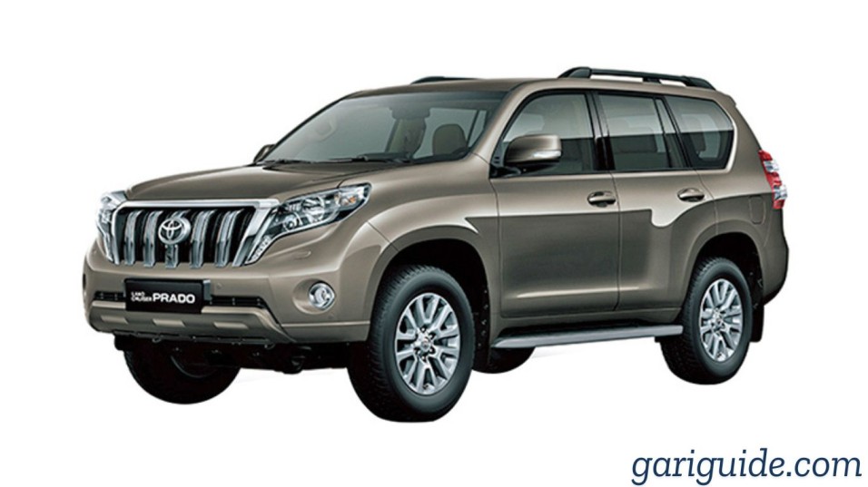 A Toyota Land Cruiser Prado 4x4 parked, showcasing its robust design and features, Also Prado Car price in Pakistan.