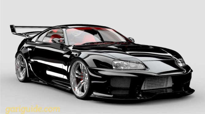 This image showcases the Toyota Supra MK4 price in Pakistan and also its sleek design.