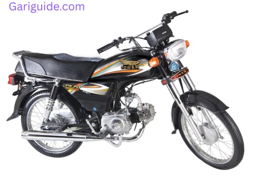 A motorcycle displayed on a white background, highlighting its design and features relevant to the China bikes price in Pakistan.