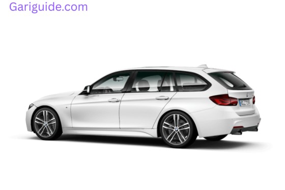  Side view of a BMW 3 Series Touring, highlighting its elegant lines and modern design.