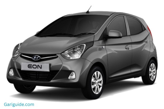 A visual of the new Hyundai Eon, emphasizing its features and the car's price point in the Indian market.