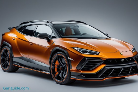  Lamborghini Urus SUV concept image highlighting its modern design and luxury appeal, with pricing information for Pakistan.